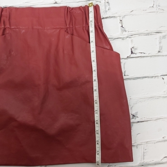 𝅺ZARA Faux Leather Mini Skirt - Picture 11 of 12